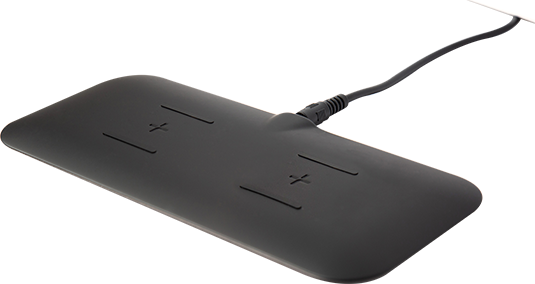 Tylt Dual 15W Ultra Thin Wireless Charging Pad - Black